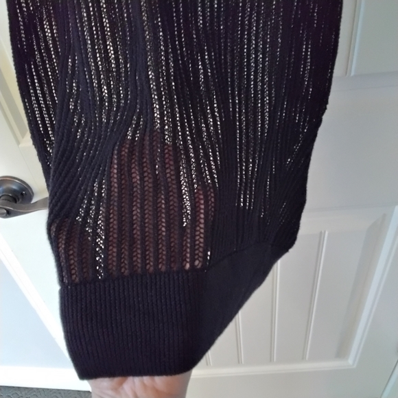 All Saints Black Marlier Dress - 2 - Picture 7 of 8